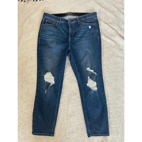 torrid Denim - Torrid Sky High Skinny Crop Jeans Size 16